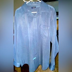 CROFT&BARROW Men’s Casual Button Up long sleeve shirt, button sleeves, size XL